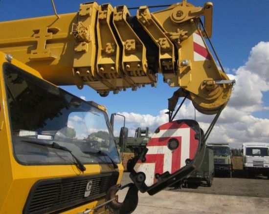Grove GMK 5130 130 ton 5 axle all terrain military crane | used military vehicles, MOD surplus for sale Grove GMK 5130 130 ton 5 axle all terrain military crane | used military vehicles, MOD surplus for sale